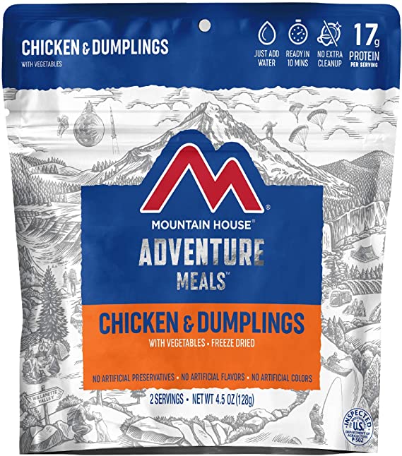 Mountain House Chicken & Dumplings | Freeze Dried Backpacking & Camping Food