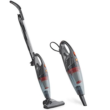 VonHaus Stick Vacuum Cleaner 600W Corded – 2 in 1 Upright & Handheld Vac with Lightweight Design, HEPA Filtration, Crevice Tool & Upholstery Brush