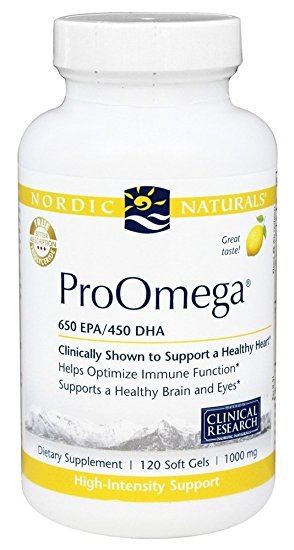 Nordic Naturals Professional - ProOmega 650 EPA/450 DHA Lemon Flavor 1000 mg. - 120 Softgels