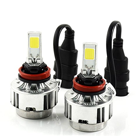 New Technology All-in-One LED Headlight Conversion Kit (from HID or Halogen)- 33W 3000LM x2 - All Bulb Sizes by Frayagresa (H11)