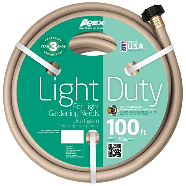 Apex 8400-100 Light Duty 5/8-Inch by 100-Feet Garden Hose