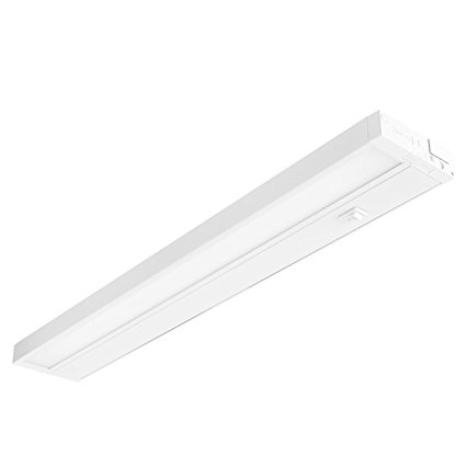 Kobi Electric K9M0 750 lm 5000K LED Under cabinet Lighting Fixture, 28", White Finish