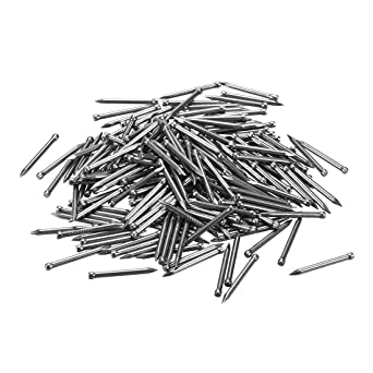 uxcell Finishing Nails Hand-Drive Hardware Carbon Steel Nail 25mm 1-inches 100pcs