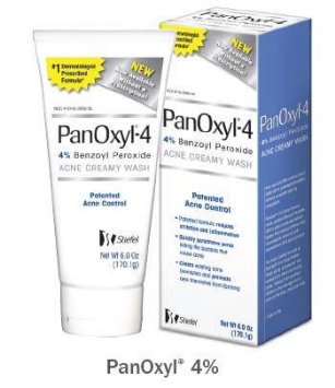 Panoxyl 4 Benzoyl Peroxide Acne Creamy Wash 6 oz