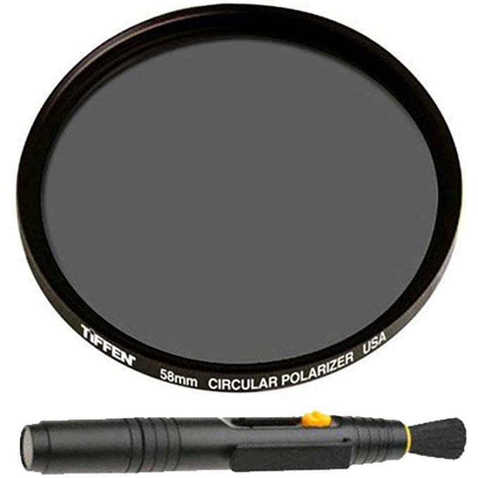 Tiffen Circular Polarizing Filter and Lens Pen Kit (58mm)