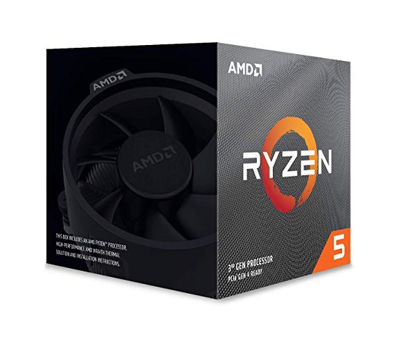 AMD Ryzen 5 3600X 6-core, 12-thread processor with Wraith Spire Cooler