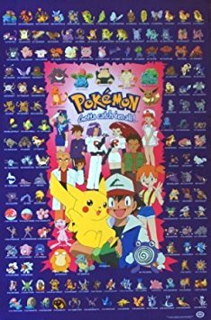 POKEMON POSTER Gotta Catch Em All RARE HOT NEW 24X36