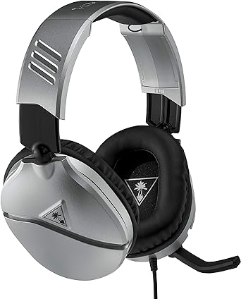 Turtle Beach Recon 70 Headset (Silver) - Xbox Series X, Xbox One, PlayStation 5, PlayStation 4, Nintendo Switch, Mobile