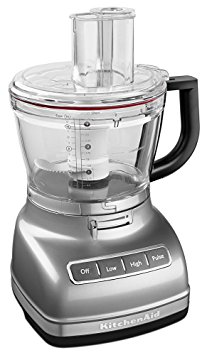 KitchenAid KFP1466CU 14-Cup Food Processor with Exact Slice System and Dicing Kit - Contour Silver