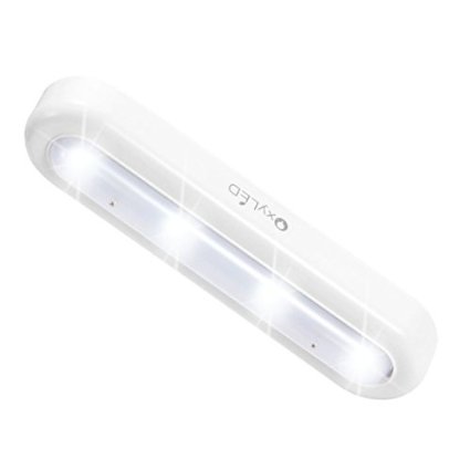 OxyLED T-01S Super bright DIY Stick-on Anywhere 4-LED Touch Tap Light Push Light LED Night Light for Closets Attics Garages Car Sheds Storage Room