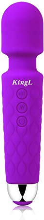 KingL Personal Massager Powerful Vibration, Waterproof, Handheld, Cordless Whisper Quiet for Neck Shoulder Back Body Massager, Sports Recovery & Muscle Aches …