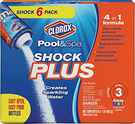 Clorox Pool&Spa Shock Plus, 6-Pound 32006CLX