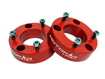 MotoFab Lifts F150-2.5RED - 2.5" Front Leveling Lift Kit That Will Raise The Front Of Your F150 2.5"