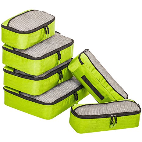 Packing Cubes Set(6 Piece) - Versatile Large Travel Organizers Waterproof and Lightweight