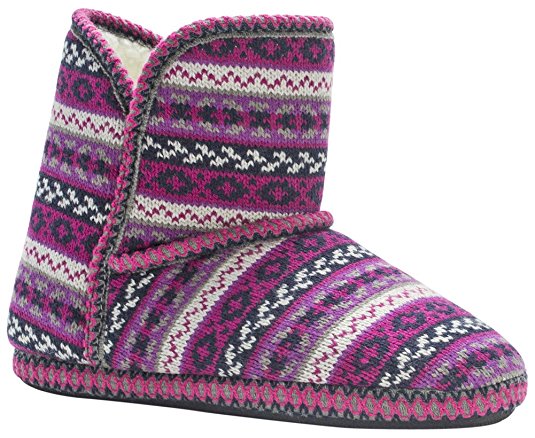 Muk Luks Women's Short X Fairisle Boot