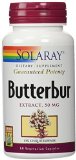 SOLARAY Butterbur Extract 50 mg - 60 Vegetarian capsules