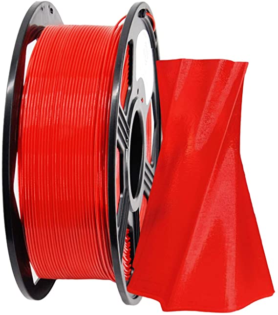 YOYI PLA 3D Printer Filament Plus,PLA Filament 1.75mm,Plus PLA 3D Printer Filament,Dimensional Accuracy  /- 0.02 mm,1KG Spool (Red)