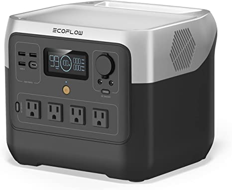 EF ECOFLOW Portable Power Station RIVER 2 Pro, 768Wh LiFePO4 Battery, 70 Min Fast Charging, 3X800W AC Outlets, Solar Generator for Outdoor Camping/RVs/Home Use