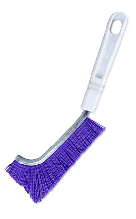 Fuller Brush Shower Track and Grout Brush - Heavy Duty Brushing Scrub w/ Comfort Grip & Stiff Bristles For Cleaning Grime - Deep Clean For Home & Business Kitchen, Shower & Bathroom