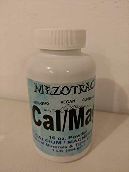 Mezotrace Calcium/Magnesium Powdered Natural Minerals and Trace Elements Supplement, 1 Pound