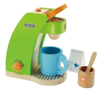 Hape - Playfully Delicious - Coffee Maker Wooden Play Kitchen Set