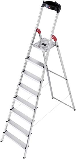 Hailo 8160-801   L60 8-Tread Aluminum Step Ladder