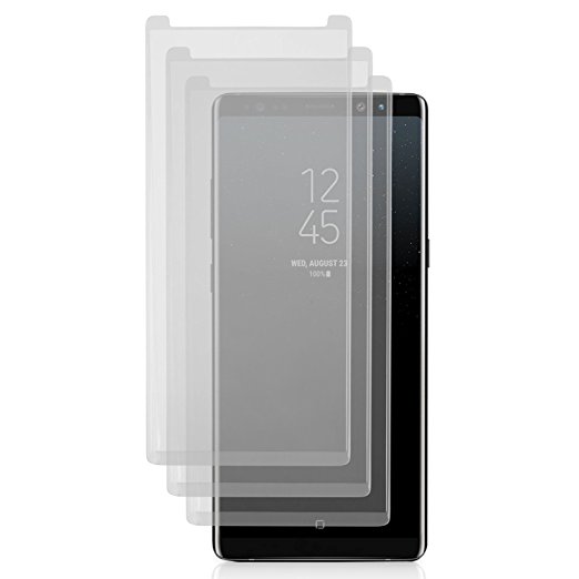 TortugaArmor 3 Pack of Samsung Galaxy Note 8 Screen Protector - Edge to Edge Full Coverage Tempered Glass - Clear