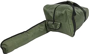 Chainsaw Carrying Bag Heavy Duty Waterproof Oxford Cloth Portable Bag Chainsaw Carrying Storage Case (20 inches-Green)