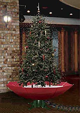 Jumbl 5.5' Feet Led Lighted Musical Snowing Christmas Tree with Umbrella Base and 25 Songs