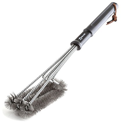 Zenware 3-in-1 Stainless Steel 17" Inch BBQ Grill Brush