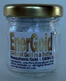EnerGold GOLD-Based Monoatomic Gold No Salt No Dye Sparkling ORMUS 4-Oz 1136-Gram Vial