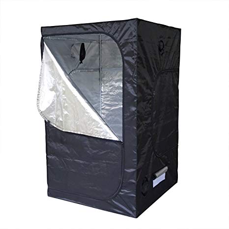 ECO-WORTHY 48"X48"X80" Mylar Hydroponic Grow Tent for Indoor Plant Growing