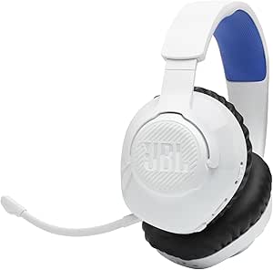 JBL Quantum 360P Console - Gaming Headset for PlayStation (White)