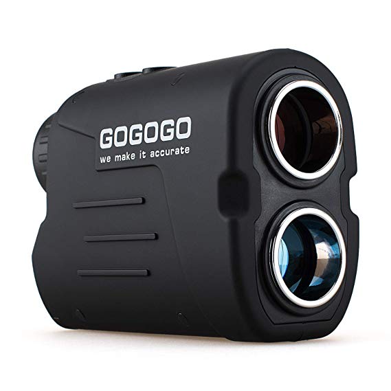 Gogogo Sport Laser Golf/Hunting Rangefinder, 6X Magnification 650/900 Yards Laser Range Finder, Accurate Range Scan, Slope Distance Correction, Pin-Seeker & Flag-Lock,Tournament Legal Golf Rangefinder