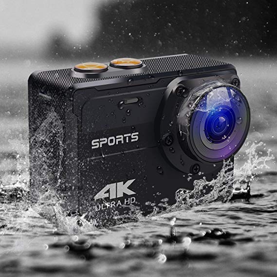 Action Camera, MOCRUX 16MP 4K WiFi Sport Video Camera, Ultra HD 2.0 Inch LCD Screen 150 Degree Wide Angle Waterproof Sport DV Camera with Mounting Accessories Kits（NO Need Protection Shell）
