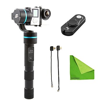 Feiyu FY-G4 3-Axis Blue Handheld Gimbal SteadyStabilizer For GoPro Hero 4 3  3 With Weird Remote With EACHSHOT® Cloth