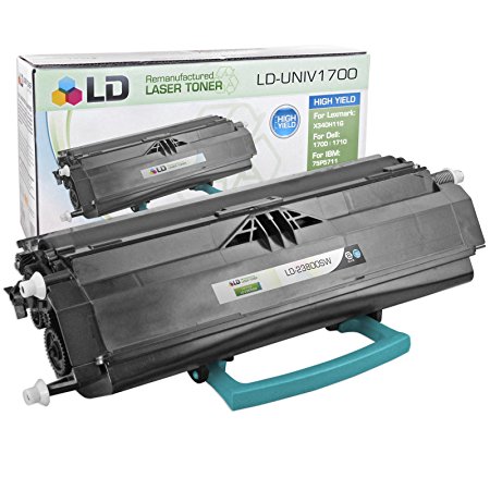 LD © Remanufactured High Yield Black Laser Toner Cartridge for Lexmark 23800SW (E238 Series Printers)
