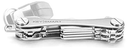 KeySmart - Compact Key Holder and Keychain Organizer (up to 14 Keys, Titanium)