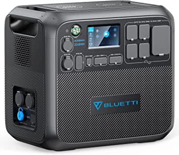 BLUETTI Portable Power Station AC200MAX, 2048Wh LiFePO4 Battery Backup, Expandable to 8192Wh w/ 4 2200W AC Outlets (4800W Peak), 30A RV Output, Solar Generator for Outdoor Camping, Home Use, Emergency