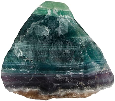 rockcloud 2-3" Natural Raw Flourite Mineral Healing Crystal Irregular Home Decoration Gemstone Specimen Medium