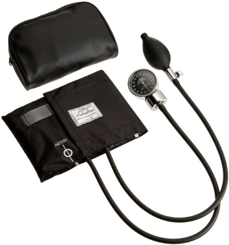 ADC DIAGNOSTIX 700 Pocket Aneroid Sphygmomanometer, Black, Adult