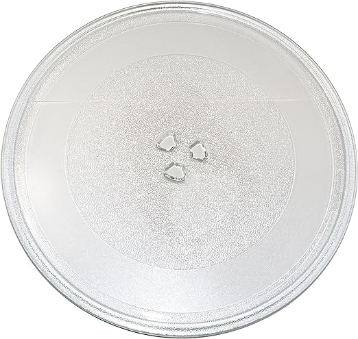 HQRP 12.75" / 32.5cm Glass Turntable Tray Compatible with GE General Electric Sears Kenmore LG Whirlpool Amana Frigidaire Microwave Oven Cooking Plate 12-3/4-inch 325mm