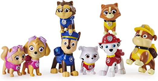 Paw Patrol, Kitty Catastrophe Gift Set with 8 Collectible Figures, for Kids Aged 3 and up