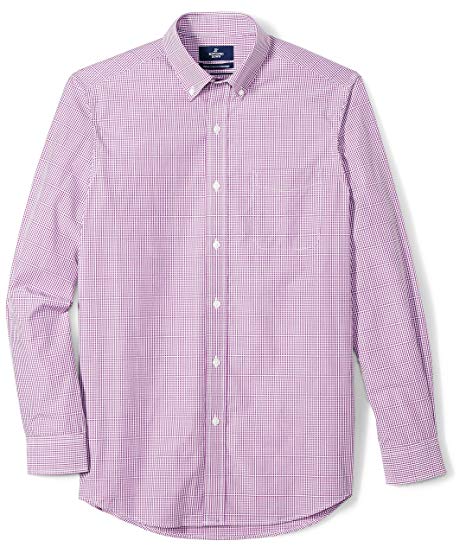 BUTTONED DOWN Men's Classic Fit Supima Cotton Dress Casual Shirt (Discontinued Patterns)