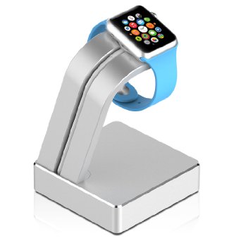 Apple Watch Stand JETech Aluminium Apple Watch Charging Stand Statio Dock Platform for 3842mm All Models ALU - Silver