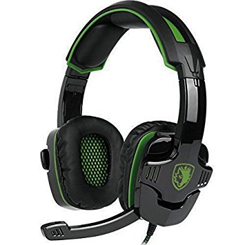 SADES sa930 Wired Gaming Headset with Microphone for Pc/Mac/Xbox One/Cell Phone/Ps4/Table(green)