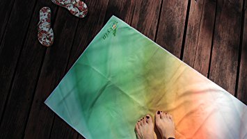 Yoga Towel,Non-slip Yoga Mat Cover,Eco-friendly,Exclusive Pockets cover each corner of the mat,Microfiber Yoga Towel,Ideal for Bikram, Hot Yoga, Pilates,or Sweaty Practice
