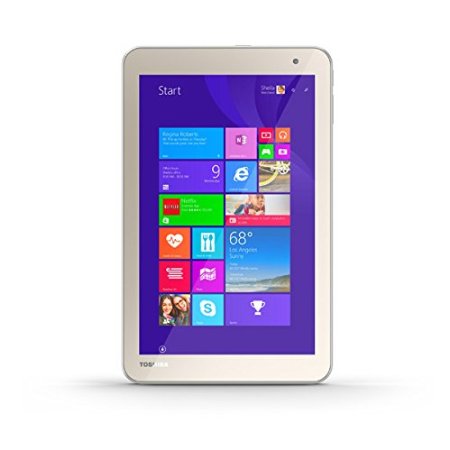 Toshiba Encore 2 WT8-B264 - 8 Tablet - 64GB Dual Cameras Windows 81 WiFi and Bluetooth - Satin Gold