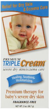 Triple Cream Severe Dry Skin/Eczema Care, 2-Ounce