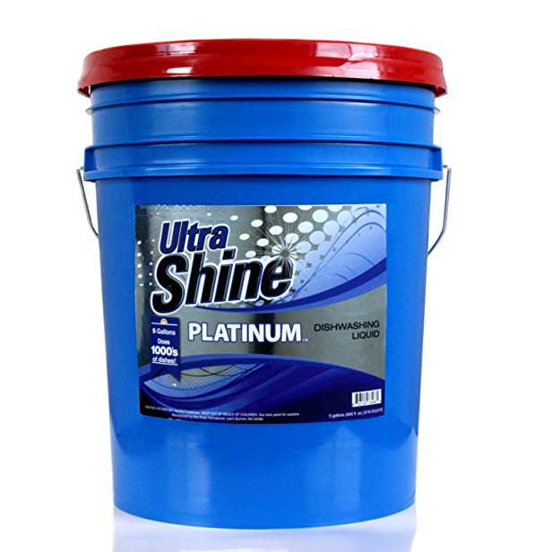 Shine Platinum Dish Soap, 5 gal, 640 oz.
